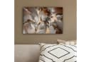 OneMillionCanvasses® Leinwandbild Grau-Gold Marmoroptik Wanddekoration Bild 4