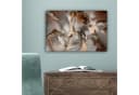 OneMillionCanvasses® Leinwandbild Grau-Gold Marmoroptik Wanddekoration Bild 5