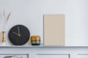 OneMillionCanvasses® Leinwandbild Beige Unifarben Wanddekoration Bild 1