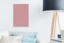 OneMillionCanvasses® Leinwandbild Rosa Einfarbig Wanddekoration Bild 2
