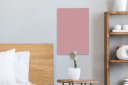 OneMillionCanvasses® Leinwandbild Rosa Einfarbig Wanddekoration Bild 3