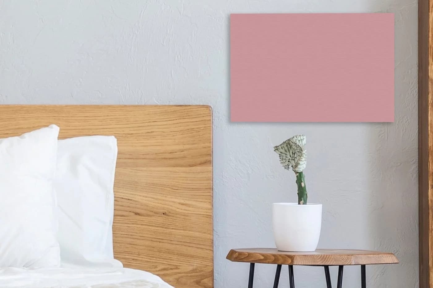 OneMillionCanvasses® Leinwandbild Rosa - Farben - Innenraum - Einfarbig - Fotodruck - Bild 3
