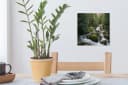OneMillionCanvasses® Leinwandbild Natur Wasserfall Herbst Bäume Bild 5