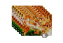 MuchoWow Platzset Herbstblätter Bunt Vinyl 6er Set Bild 2