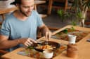 MuchoWow Platzset Herbstblätter Bunt Vinyl 6er Set Bild 5