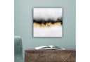 OneMillionCanvasses® Leinwandbild Abstrakt Gold Schwarz Weiß Bild 5