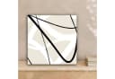 OneMillionCanvasses® Leinwandbild Abstrakt Schwarz/Weiß Minimalismus Bild 1