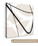 OneMillionCanvasses® Leinwandbild Abstrakt Schwarz/Weiß Minimalismus Bild 2