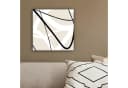 OneMillionCanvasses® Leinwandbild Abstrakt Schwarz/Weiß Minimalismus Bild 4