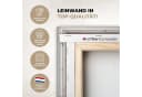 OneMillionCanvasses® Leinwandbild Hortensie Lila Fensterblick Bild 3