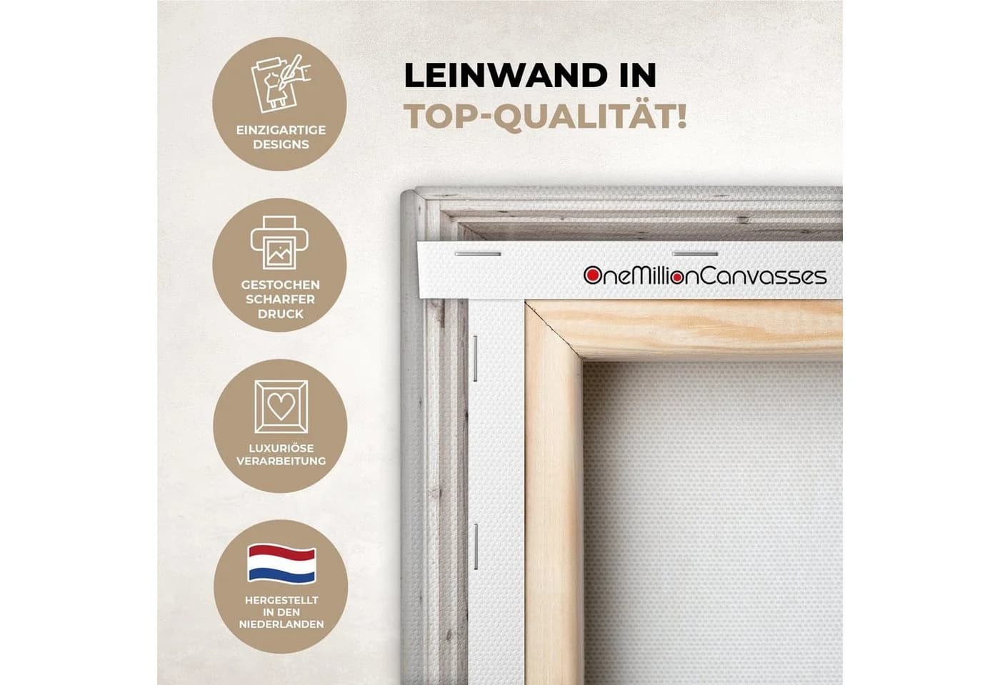 OneMillionCanvasses® Leinwandbild Hortensie Lila Fensterblick - Bild 3