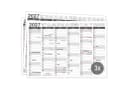 TOBJA Wandkalender 2027 Anthrazit DIN A4 3er Set Bild 2