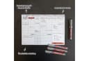 TOBJA Magnettafel Wochenplaner A4 Magnetfolie +4 Stifte Bild 4