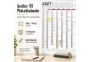 TOBJA Wandkalender 2027 XXL 70x100 cm Abwischbar mit 4 Stiften Bild 1