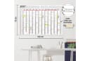 TOBJA Wandkalender 2027 XXL 70x100 cm Abwischbar mit 4 Stiften Bild 4