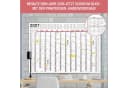 TOBJA Wandkalender 2027 XXL 70x100 cm Abwischbar mit 4 Stiften Bild 5