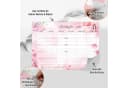 TOBJA Einhorn Stundenplan Wandtafel Rosa abwischbar Bild 1