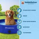 Veddelholzer Faltbarer Hundepool Blau Rutschfest Bild 1