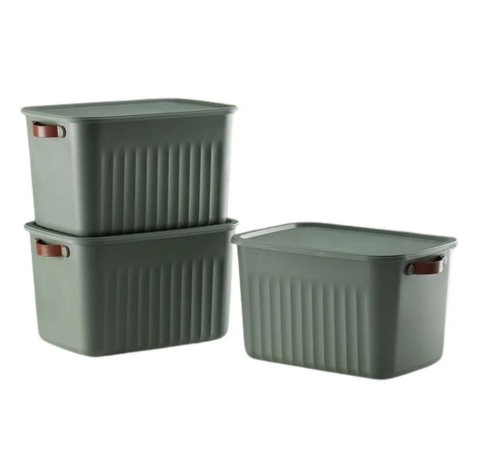 Luxury Bites Aufbewahrungsbox 3er Set BPA-frei Grün