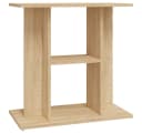 vidaXL Aquariumunterschrank Sonoma-Eiche Holzwerkstoff Bild 2