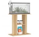 vidaXL Aquariumunterschrank Sonoma-Eiche Holzwerkstoff Bild 3