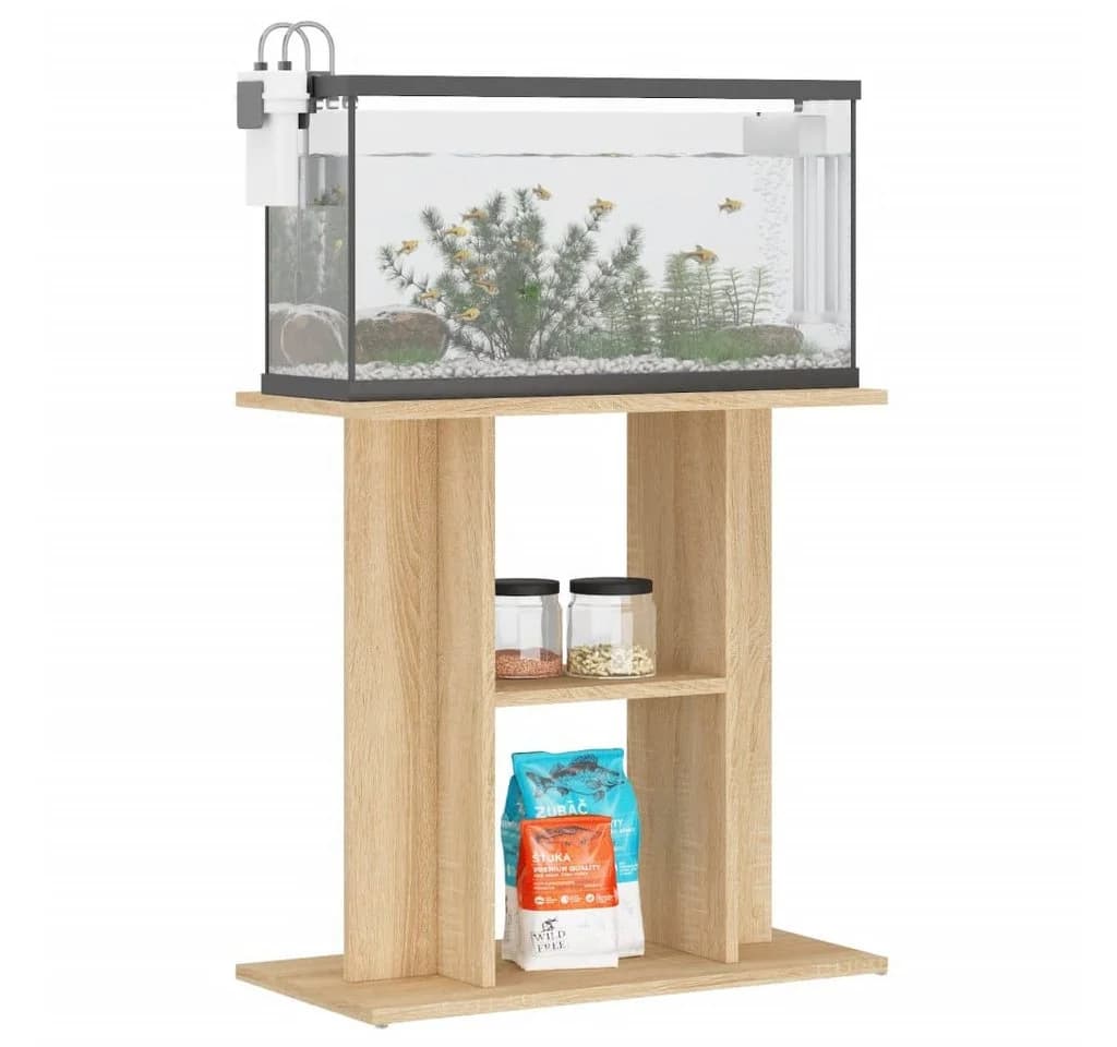 vidaXL Aquariumunterschrank Sonoma-Eiche Holzwerkstoff - Bild 3