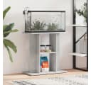 vidaXL Aquariumunterschrank Betongrau Holzwerkstoff Bild 1