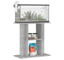 vidaXL Aquariumunterschrank Betongrau Holzwerkstoff Bild 3