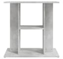 vidaXL Aquariumunterschrank Betongrau Holzwerkstoff Bild 4