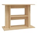 vidaXL Aquariumunterschrank Sonoma-Eiche Holzwerkstoff Modern Bild 2