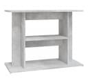 vidaXL Aquariumunterschrank Betongrau Holzwerkstoff Bild 2