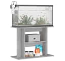 vidaXL Aquariumunterschrank Betongrau Holzwerkstoff Bild 3
