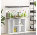 VIDAXL Aquariumunterschrank Weiß 100x40x60 cm Holzwerkstoff Bild 1