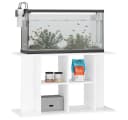 VIDAXL Aquariumunterschrank Weiß 100x40x60 cm Holzwerkstoff Bild 4