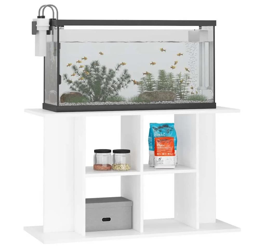 VIDAXL Aquariumunterschrank Weiß 100x40x60 cm Holzwerkstoff - Bild 4
