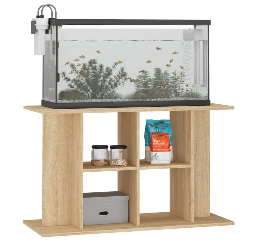 vidaXL Aquariumunterschrank Sonoma-Eiche Holzwerkstoff - Bild 3