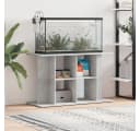 vidaXL Aquariumständer Betongrau Holzwerkstoff Bild 1