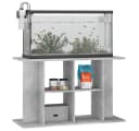 vidaXL Aquariumständer Betongrau Holzwerkstoff Bild 3
