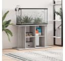 vidaXL Aquariumunterschrank Grau Holzwerkstoff Bild 1