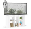 vidaXL Aquariumständer Weiß Holzwerkstoff Bild 3