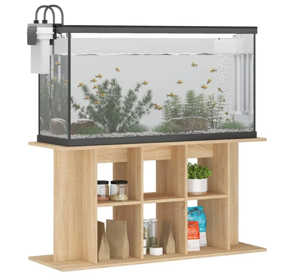 vidaXL Aquariumunterschrank Sonoma-Eiche Holzwerkstoff - Bild 3