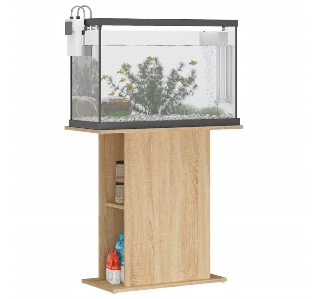 vidaXL Aquariumunterschrank Sonoma-Eiche Holzwerkstoff - Bild 3