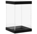 vidaXL Acryl Vitrine Transparent Schwarz 14x14x22 cm Bild 2
