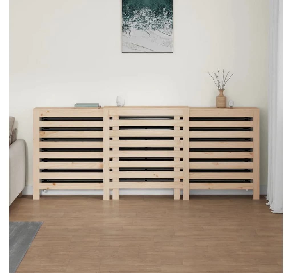 VIDAXL Heizungsverkleidung aus massivem Kiefernholz mit Ablage - Bild 3