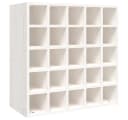 vidaXL Weinschrank Weiß Massivholz Kiefer Bild 2