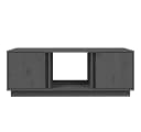 vidaXL Couchtisch Grau 110x50x40 cm Massivholz Kiefer Bild 5