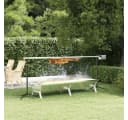 vidaXL Grillkamin Rotisserie-Grill Automatisch Edelstahl Silber Bild 1