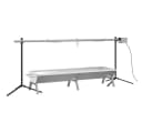 vidaXL Grillkamin Rotisserie-Grill Automatisch Edelstahl Silber Bild 2