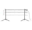 vidaXL Grillkamin Rotisserie-Grill Automatisch Edelstahl Silber Bild 5
