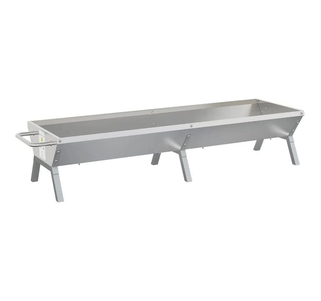 vidaXL Grillkamin Edelstahl Silber - Bild 2